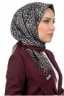 Desenli Flamlı Eşarp 6521-7