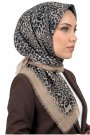 Desenli Flamlı Eşarp 6521-4
