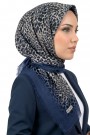 Desenli Flamlı Eşarp 6521-2