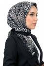 Desenli Flamlı Eşarp 6521-3
