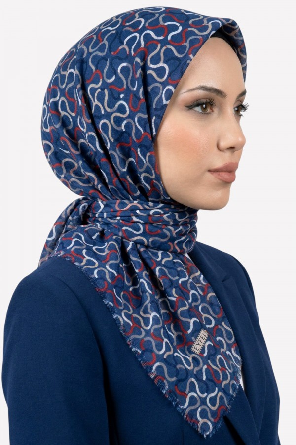 DESENLİ DESENLİ FLAMLI  Eşarp  6500-10