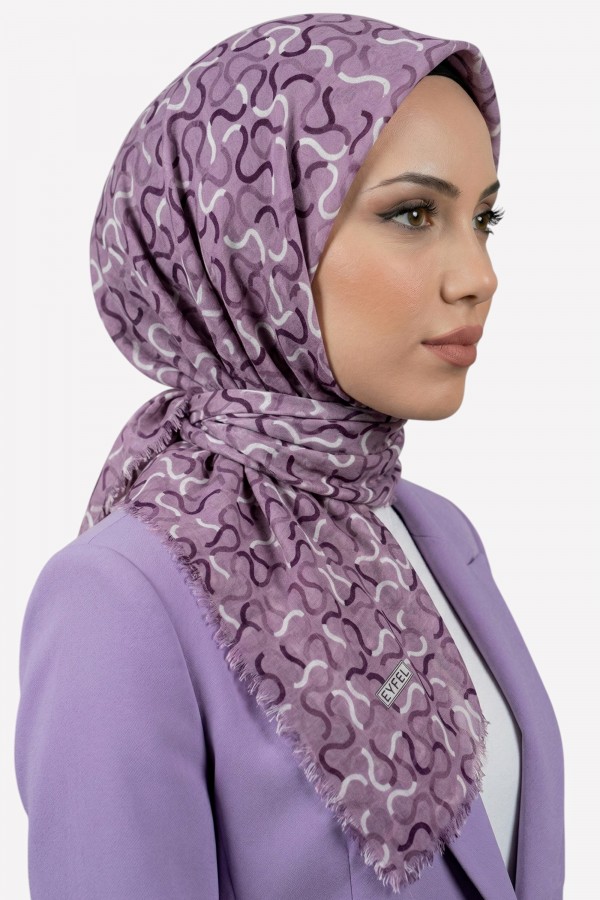DESENLİ DESENLİ FLAMLI  Eşarp  6500-8