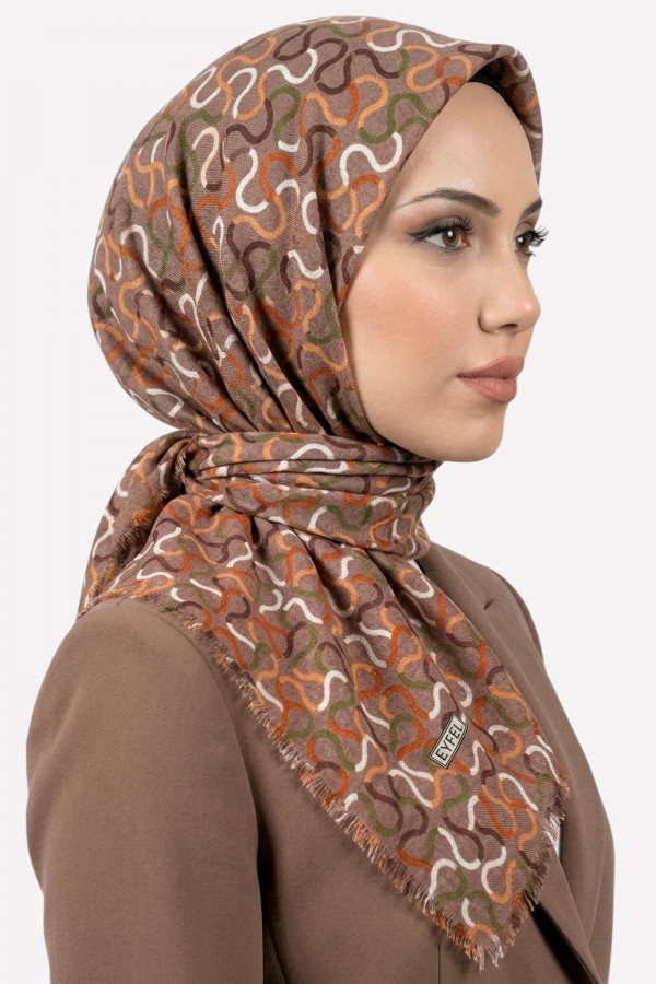 DESENLİ DESENLİ FLAMLI  Eşarp  6500