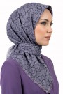 Desenli Flamlı Eşarp 6517-6