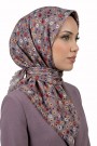 Desenli Flamlı Eşarp  6502-8