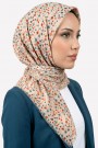 Desenli Flamlı Eşarp  6501-5