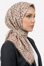 Desenli Flamlı Eşarp  6501-2