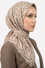 Desenli Flamlı  Eşarp  6501-15