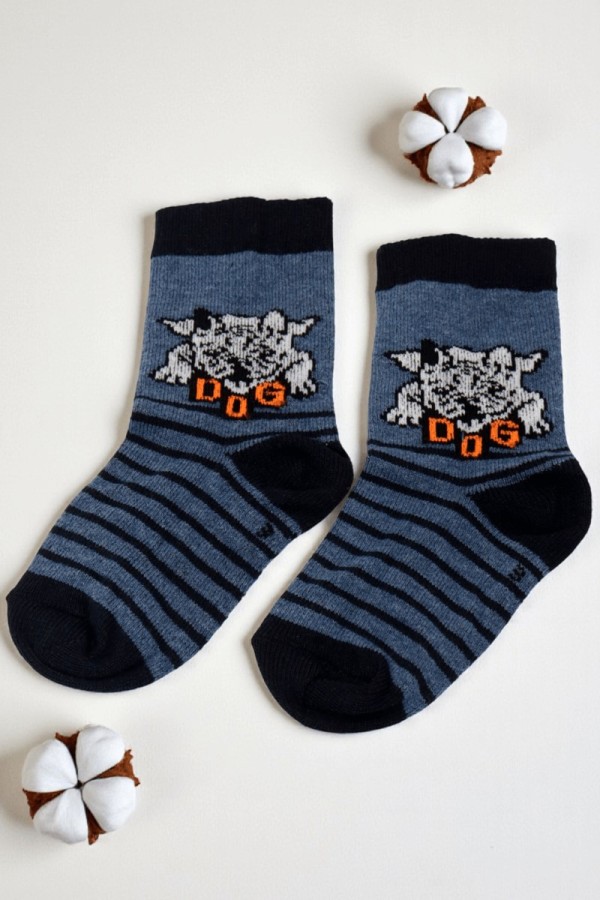 Vakre Erkek Çocuk Çorap (3-4 Yaş) 9405-17