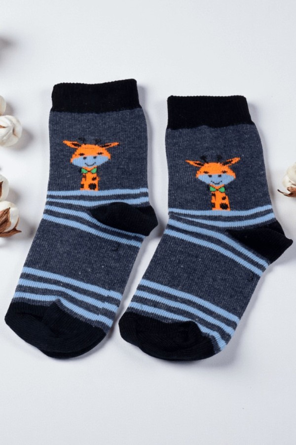 Vakre Erkek Çocuk Çorap (3-4 Yaş) 9405-18