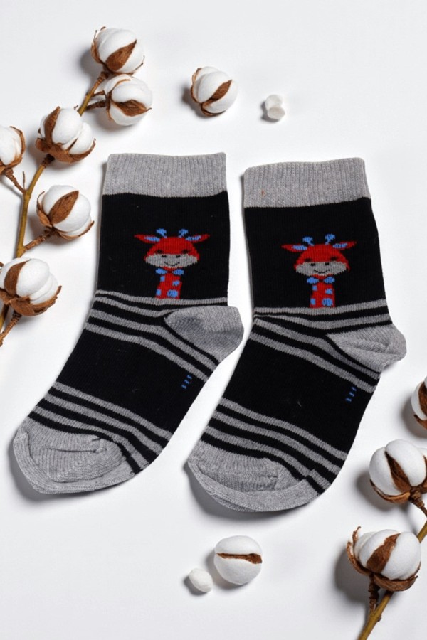 Vakre Erkek Çocuk Çorap (3-4 Yaş) 9405-19