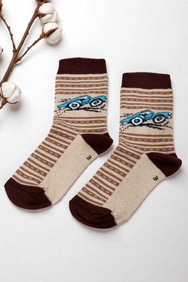 Vakre Erkek Çocuk Çorap (3-4 Yaş) 9405-5