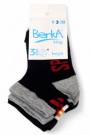Berka Erkek Çocuk 3'lü Patik Çorap (3-4 Yaş) 9410-10