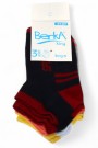 Berka 3'lü Erkek Çocuk Patik Çorap (5-6 Yaş) 9409-11