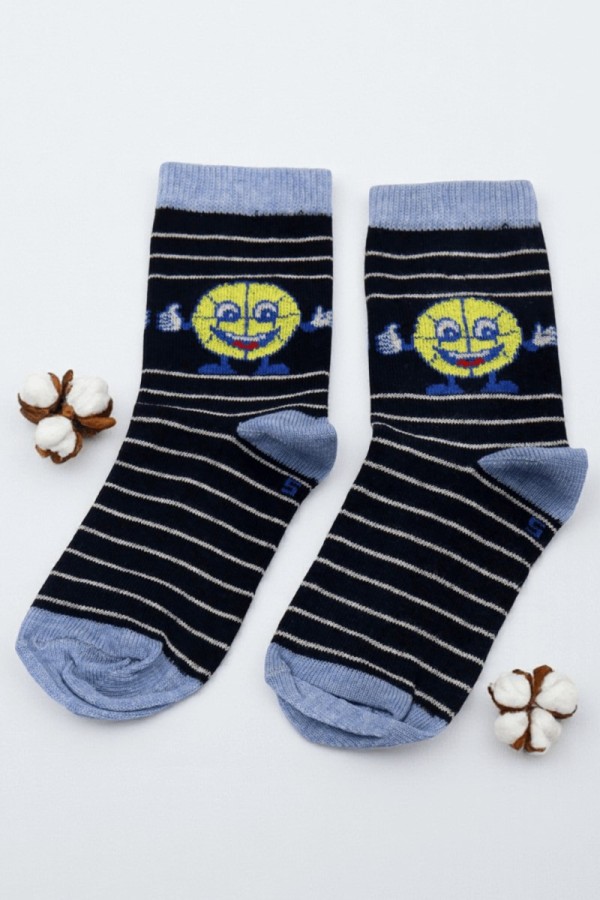 Vakre Erkek Çocuk Çorap (5-6 Yaş) 9404-1