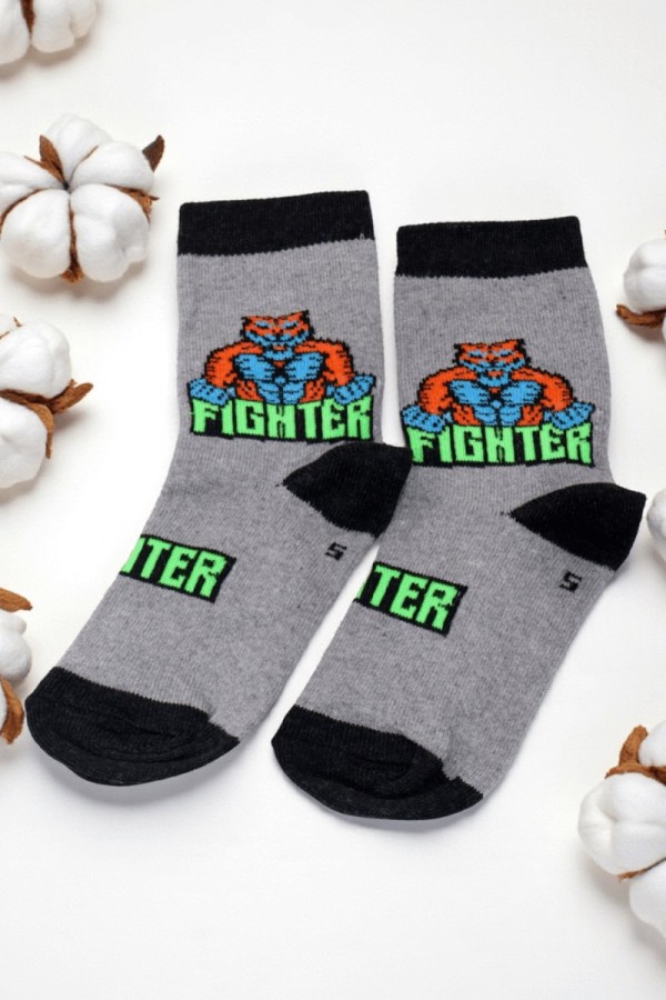 Vakre Erkek Çocuk Çorap (5-6 Yaş) 9404-11