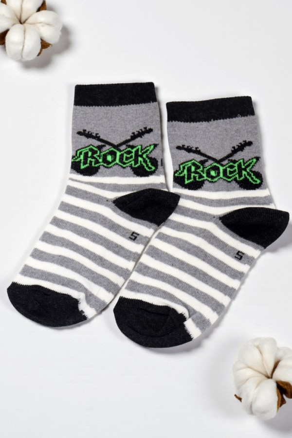 Vakre Erkek Çocuk Çorap (5-6 Yaş) 9404-13