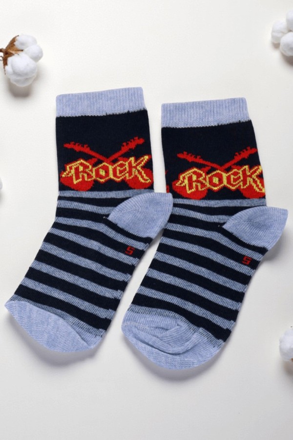 Vakre Erkek Çocuk Çorap (5-6 Yaş) 9404-15