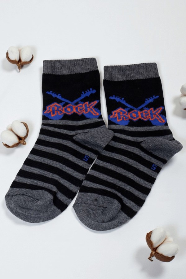 Vakre Erkek Çocuk Çorap (5-6 Yaş) 9404-16