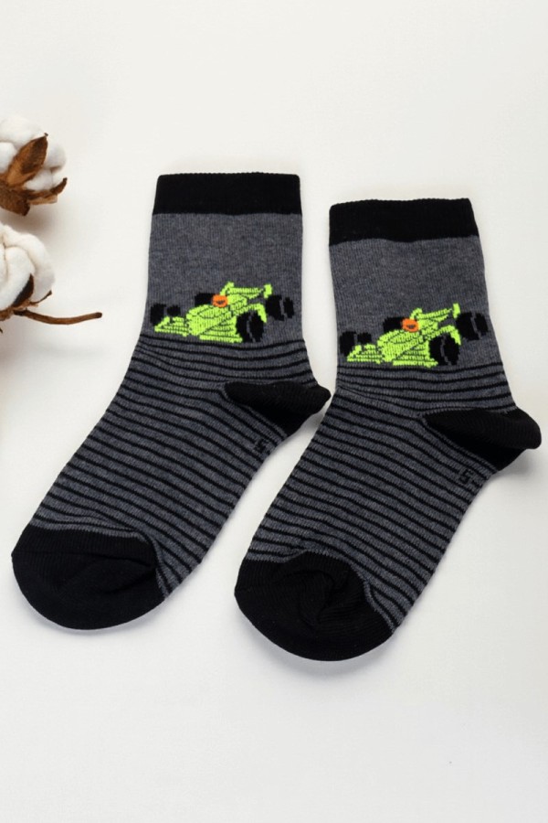 Vakre Erkek Çocuk Çorap (5-6 Yaş) 9404-18