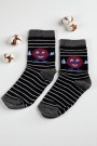 Vakre Erkek Çocuk Çorap (5-6 Yaş) 9404-2