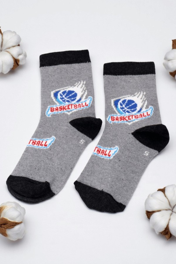 Vakre Erkek Çocuk Çorap (5-6 Yaş) 9404-6