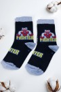 Vakre Erkek Çocuk Çorap (5-6 Yaş) 9404-9
