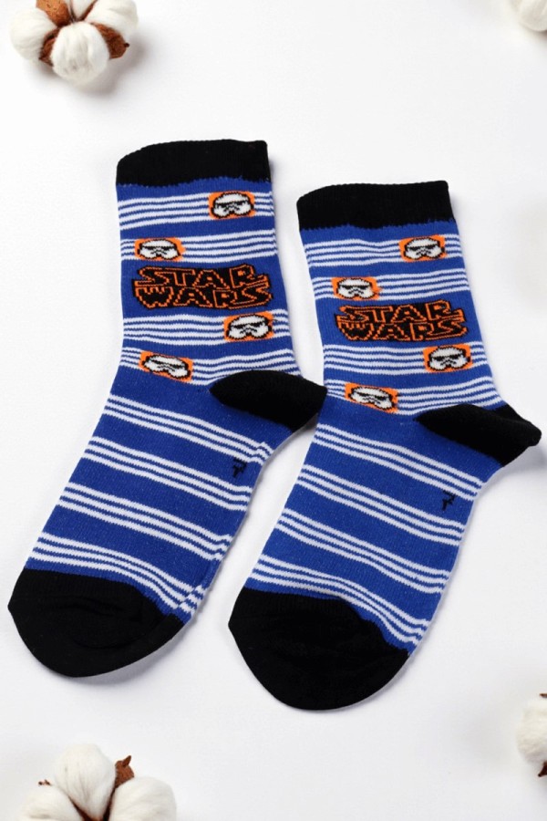 Vakre Erkek Çocuk Çorap (7-8 Yaş) 9403-13