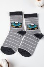 Vakre Erkek Çocuk Çorap (7-8 Yaş) 9403-2