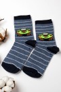 Vakre Erkek Çocuk Çorap (7-8 Yaş) 9403-3