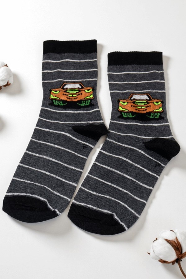 Vakre Erkek Çocuk Çorap (7-8 Yaş) 9403-4