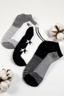 Berka Erkek 3'lü Çocuk Patik Çorap (7-8 Yaş) 9407-5