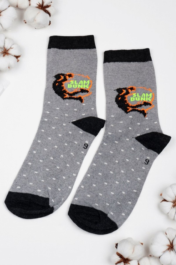 Vakre Erkek Çocuk Çorap (9-10 Yaş) 9402-2