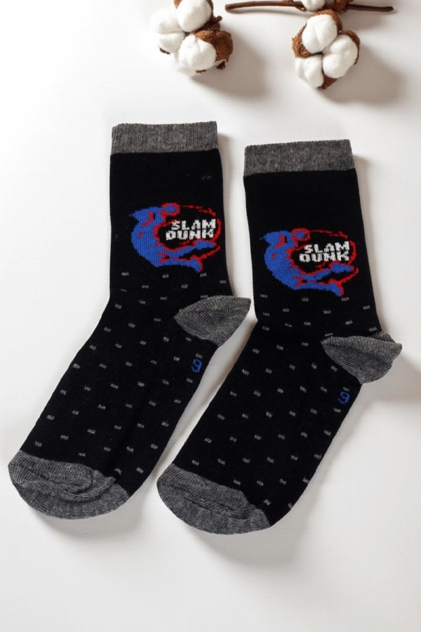 Vakre Erkek Çocuk Çorap (9-10 Yaş) 9402-3