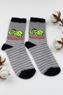 Vakre Erkek Çocuk Çorap (11-12 Yaş) 9401-2