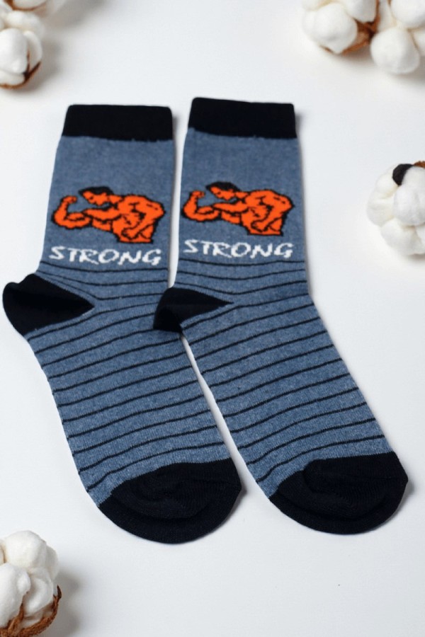 Vakre Erkek Çocuk Çorap (11-12 Yaş) 9401-4