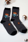 Vakre Erkek Çocuk Çorap (11-12 Yaş) 9401-5