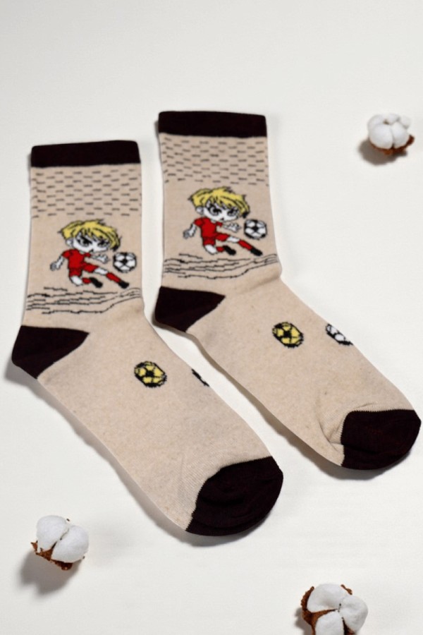 Vakre Erkek Çocuk Çorap (11-12 Yaş) 9401-6