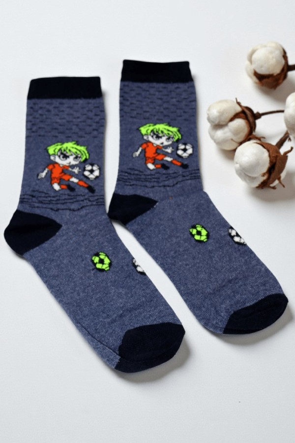 Vakre Erkek Çocuk Çorap (11-12 Yaş) 9401-7