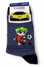 Vakre Erkek Çocuk Çorap (11-12 Yaş) 9401-7