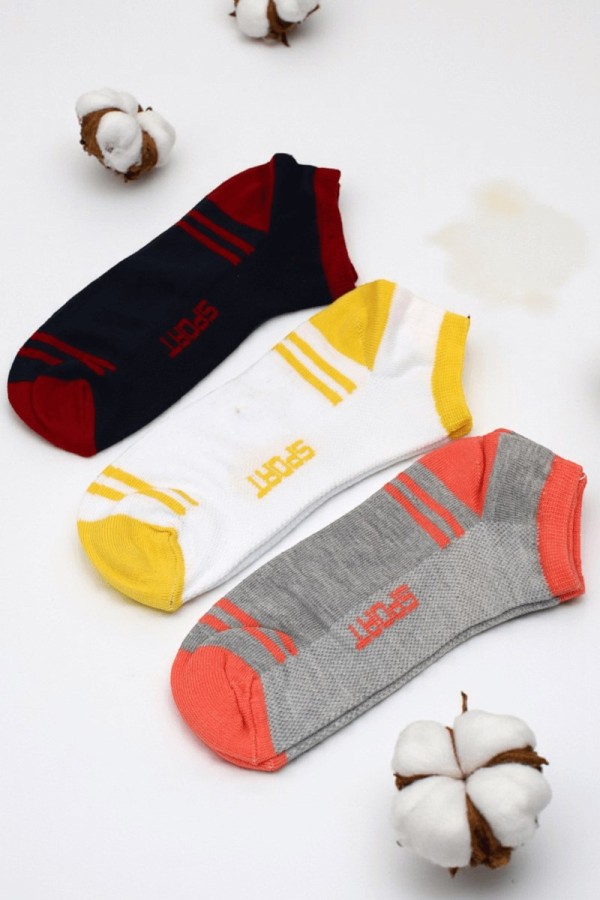 Berka 3'lü Erkek Çocuk Çorap (11-12 Yaş) 9406-2