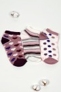 Berka 3'lü Kız Çocuk Patik Çorap (5-6 Yaş) 9801-3