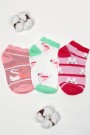 Berka 3'lü Kız Çocuk Patik Çorap (5-6 Yaş) 9801-7
