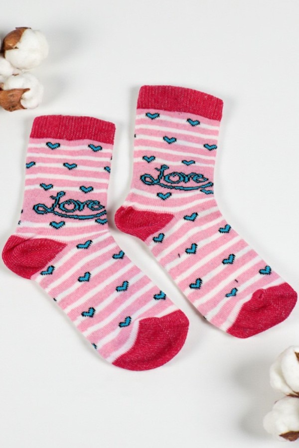 Vakre Kız Çocuk Çorap (5-6 Yaş) 9802-10