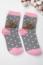 Vakre Kız Çocuk Çorap (5-6 Yaş) 9802-3