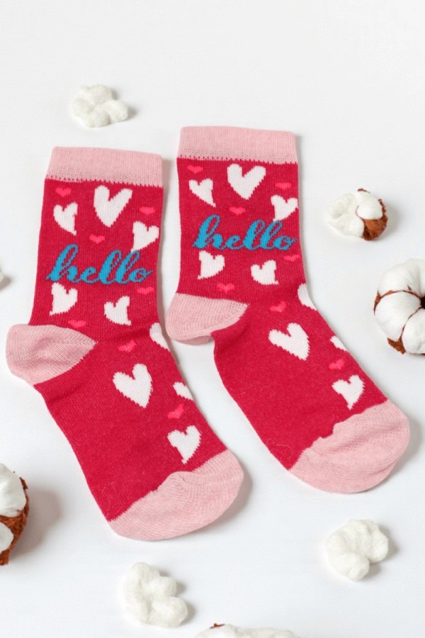 Vakre Kız Çocuk Çorap (5-6 Yaş) 9802-8