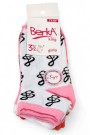 Berka 3'lü Kız Çocuk Patik Çorap (7-8 Yaş) 9901-17