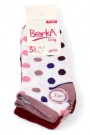 Berka 3'lü Kız Çocuk Patik Çorap (7-8 Yaş) 9901-9