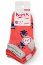 Berka 3'lü Kız Çocuk Patik Çorap (7-8 Yaş) 9901-6