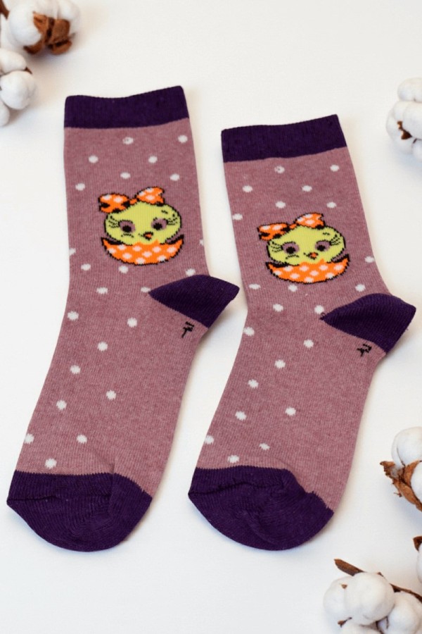 Vakre Kız Çocuk Çorap (7-8 Yaş) 9902-8